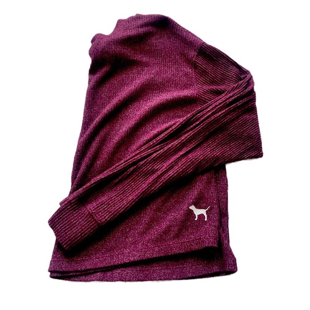 Burgundy Long Sleeve Pink Victoria Secret